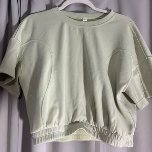 Lululemon softreme gathered T-shirt color Dewy size 8